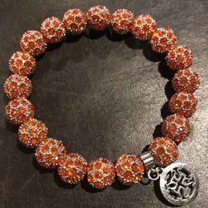 Rustic Cuff Emerson - Orange and Silver